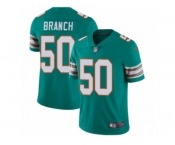 Youth Nike Miami Dolphins #50 Andre Branch Vapor Untouchable Limited Aqua Green Alternate NFL Jersey