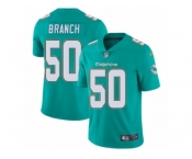 Youth Nike Miami Dolphins #50 Andre Branch Vapor Untouchable Limited Aqua Green Team Color NFL Jersey