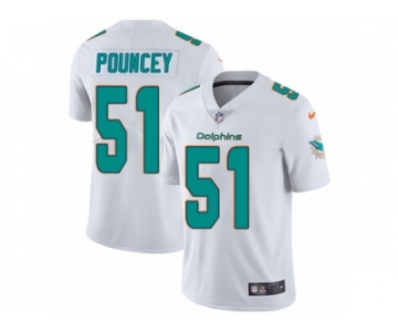 Youth Nike Miami Dolphins #51 Mike Pouncey Vapor Untouchable Limited White NFL Jersey