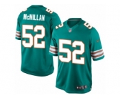 Youth Nike Miami Dolphins #52 Raekwon McMillan Limited Aqua Green Alternate NFL Jersey