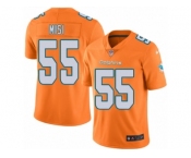 Youth Nike Miami Dolphins #55 Koa Misi Limited Orange Rush NFL Jersey