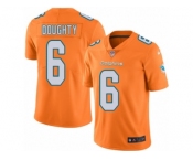 Youth Nike Miami Dolphins #6 Brandon Doughty Limited Orange Rush NFL Jersey