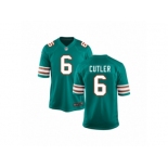 Youth Nike Miami Dolphins #6 Jay Cutler Game Aqua Green Alternate NFL Jersey