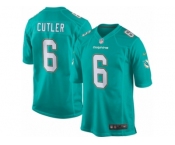 Youth Nike Miami Dolphins #6 Jay Cutler Game Aqua Green Team Color NFL Jersey