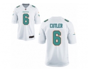 Youth Nike Miami Dolphins #6 Jay Cutler Game White NFL Jersey