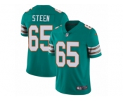 Youth Nike Miami Dolphins #65 Anthony Steen Vapor Untouchable Limited Aqua Green Alternate NFL Jersey