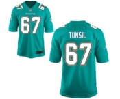 Youth Nike Miami Dolphins #67 Laremy Tunsil Green Team Color NFL Jersey