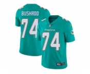 Youth Nike Miami Dolphins #74 Jermon Bushrod Vapor Untouchable Limited Aqua Green Team Color NFL Jersey