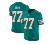 Youth Nike Miami Dolphins #77 Adam Joseph Duhe Vapor Untouchable Limited Aqua Green Alternate NFL Jersey