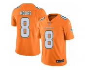 Youth Nike Miami Dolphins #8 Matt Moore Limited Orange Rush NFL Jersey