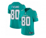 Youth Nike Miami Dolphins #80 Anthony Fasano Vapor Untouchable Limited Aqua Green Team Color NFL Jersey