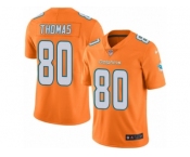 Youth Nike Miami Dolphins #80 Julius Thomas Limited Orange Rush NFL Jersey