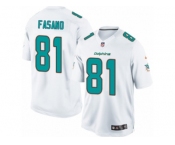 Youth Nike Miami Dolphins #81 Anthony Fasano Limited White NFL Jersey