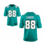 Youth Nike Miami Dolphins #88 Leonte Carroo Green Team Color NFL Jersey