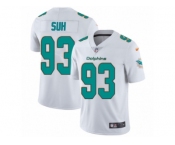 Youth Nike Miami Dolphins #93 Ndamukong Suh Vapor Untouchable Limited White NFL Jersey