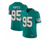 Youth Nike Miami Dolphins #95 William Hayes Vapor Untouchable Limited Aqua Green Alternate NFL Jersey