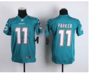 nike youth nfl jerseys miami dolphins #11 parker green[nike][parker]