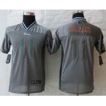 nike youth nfl jerseys miami dolphins #11 wallace grey[nike vapor]