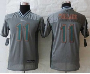 nike youth nfl jerseys miami dolphins #11 wallace grey[nike vapor]