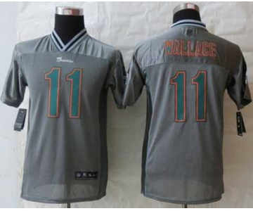 nike youth nfl jerseys miami dolphins #11 wallace grey[nike vapor]