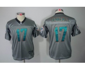 nike youth nfl jerseys miami dolphins #17 tannehill grey[Elite shadow]