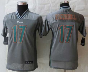 nike youth nfl jerseys miami dolphins #17 tannehill grey[nike vapor]