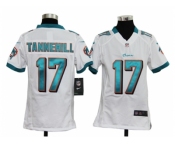 nike youth nfl jerseys miami dolphins #17 tannehill white[nike]