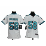 nike youth nfl jerseys miami dolphins #58 dansby white[nike]