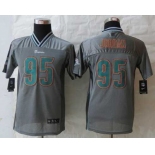 nike youth nfl jerseys miami dolphins #95 jordan grey[nike vapor]