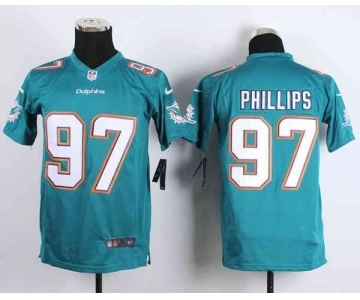 nike youth nfl jerseys miami dolphins #97 phillips green[nike]