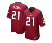 Men Nike Houston Texans #21 Marcus Gilchrist Game Red Alternate NFL Jersey