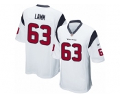 Men Nike Houston Texans #63 Kendall Lamm Game White NFL Jersey