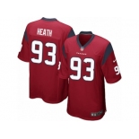 Men Nike Houston Texans #93 Joel Heath Game Red Alternate NFL Jersey