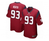 Men Nike Houston Texans #93 Joel Heath Game Red Alternate NFL Jersey