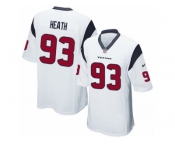 Men Nike Houston Texans #93 Joel Heath Game White NFL Jersey