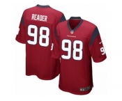 Men Nike Houston Texans #98 D.J. Reader Game Red Alternate NFL Jersey