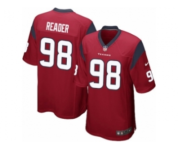 Men Nike Houston Texans #98 D.J. Reader Game Red Alternate NFL Jersey