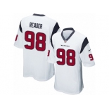 Men Nike Houston Texans #98 D.J. Reader Game White NFL Jersey