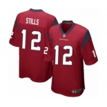 Men's Houston Texans #12 Kenny Stills Game Red Alternate Football Jersey