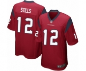 Men's Houston Texans #12 Kenny Stills Game Red Alternate Football Jersey