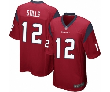 Men's Houston Texans #12 Kenny Stills Game Red Alternate Football Jersey