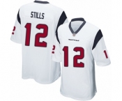 Men's Houston Texans #12 Kenny Stills Game White Football Jersey