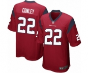 Men's Houston Texans #22 Gareon Conley Game Red Alternate Football Jersey