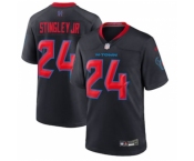 Men's Houston Texans #24 Derek Stingley Jr. Nike Navy 2nd Alternate Game Jersey