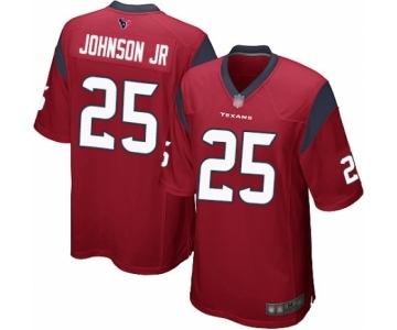 Men's Houston Texans #25 Duke Johnson Jr Game Red Alternate Football Jersey