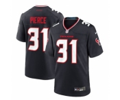 Men's Houston Texans #31 Dameon Pierce Nike Navy Game Jersey