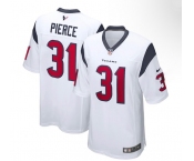 Men's Houston Texans #31 Pierce Game White Football Jersey