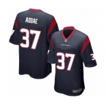 Men's Houston Texans #37 Jahleel Addae Game Navy Blue Team Color Football Jersey