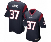 Men's Houston Texans #37 Jahleel Addae Game Navy Blue Team Color Football Jersey