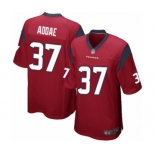 Men's Houston Texans #37 Jahleel Addae Game Red Alternate Football Jersey